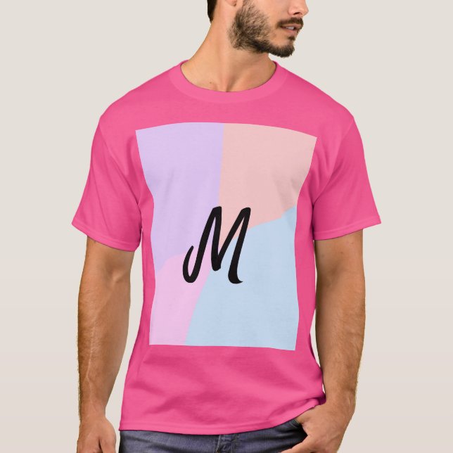 simple minimal monogram logo personalised baking   T-Shirt (Front)