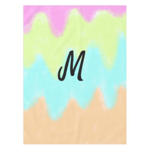 simple minimal monogram logo personalised baking t tablecloth