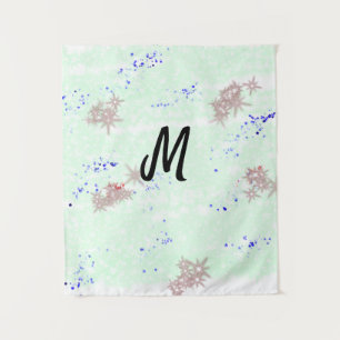 simple minimal monogram logo personalised baking t tapestry