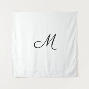 simple minimal monogram logo personalised tapestr tapestry