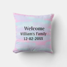 simple minimal monogram logo personalised welcome