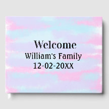 simple minimal monogram logo personalised welcome