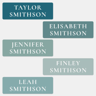    Simple Minimal Powder Blue Add Your Name School