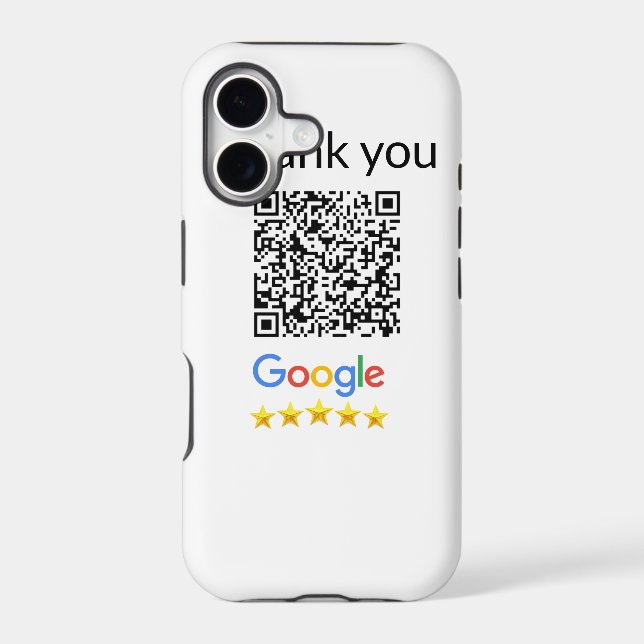 Simple minimal q r code add logo scan code name we (Back)