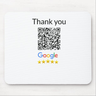 Simple minimal q r code add logo scan code name we mouse mat