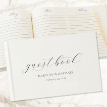 Simple Minimal Script Personalised Wedding