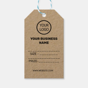 simple minimal social media custom logo price gift gift tags