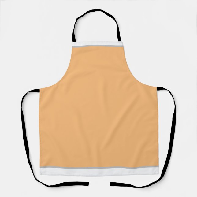 simple minimal solid colour custom  beverage coast apron (Front)
