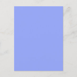 simple minimal solid colour custom blue pastel ad postcard