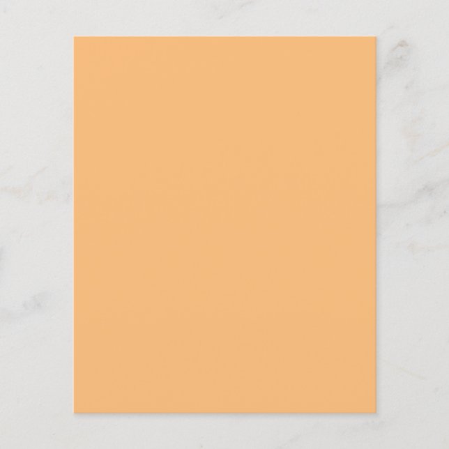 simple minimal solid colour custom      flyer (Front)