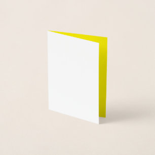 simple minimal solid colour custom foil card