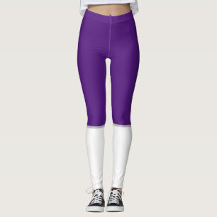 simple minimal solid colour custom leggings