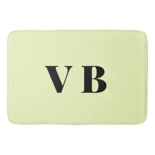 simple minimal solid colour custom pastel custom  bath mat