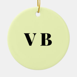 simple minimal solid colour custom pastel custom ceramic tree decoration