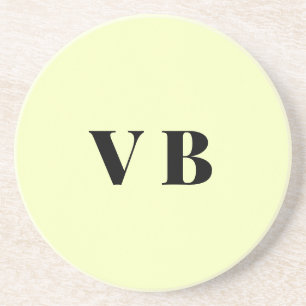 simple minimal solid colour custom pastel custom coaster