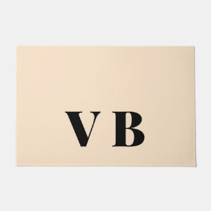 simple minimal solid colour custom pastel custom doormat