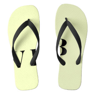 simple minimal solid colour custom pastel custom flip flops