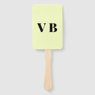 simple minimal solid colour custom pastel custom hand fan