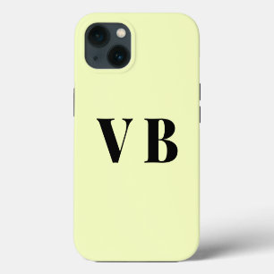 simple minimal solid colour custom pastel custom  iPhone 13 case