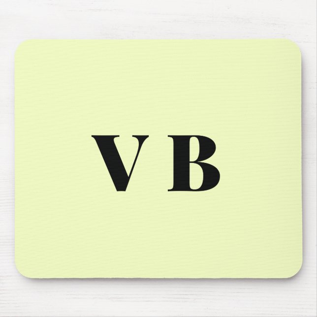 simple minimal solid colour custom pastel custom  mouse mat (Front)