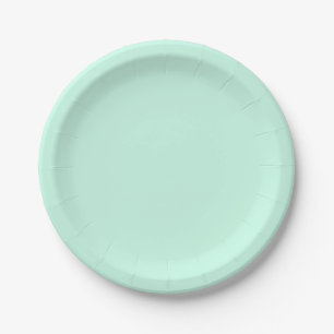 simple minimal solid colour custom pastel custom paper plate