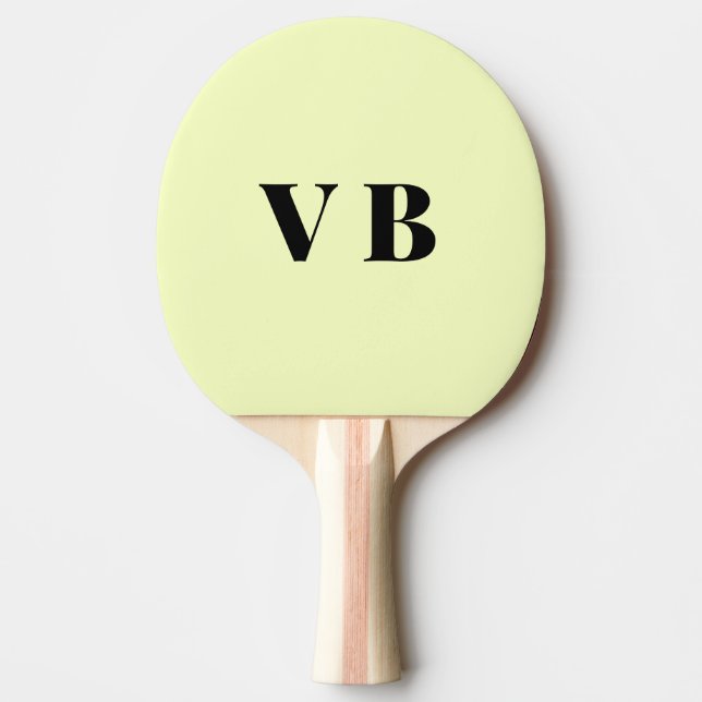 simple minimal solid colour custom pastel custom  ping pong paddle (Front)