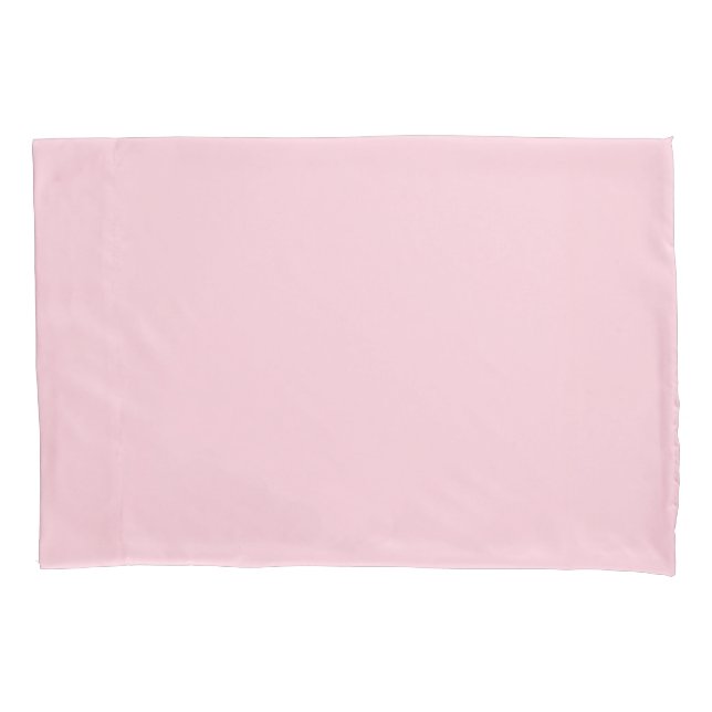 simple minimal solid colour custom pastel custom t pillowcase (Front-Left)