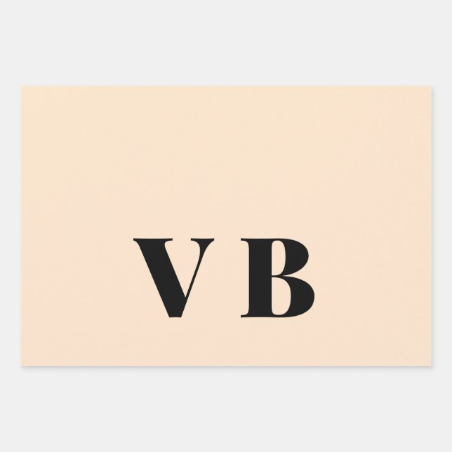 simple minimal solid colour custom pastel custom  wrapping paper sheet (Front)