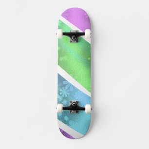 simple minimal solid colour custom personalised  skateboard