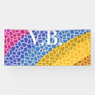 simple minimal solid colour custom personalised th banner