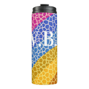 simple minimal solid colour custom personalised th thermal tumbler