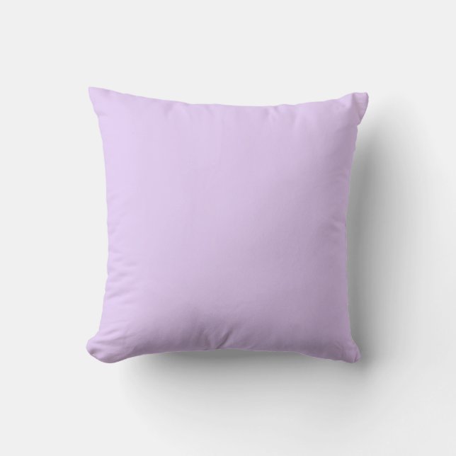 simple minimal solid colour custom purple pastel a cushion (Front)
