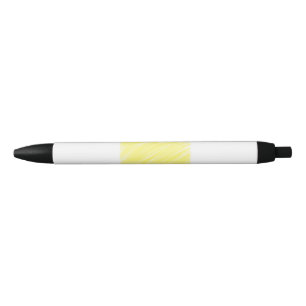 simple minimal solid colour custom yellow pastel a black ink pen