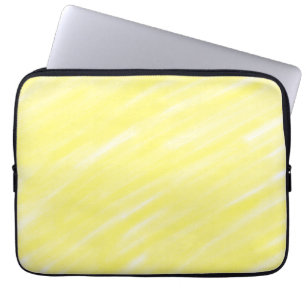 simple minimal solid colour custom yellow pastel a laptop sleeve