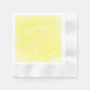 simple minimal solid colour custom yellow pastel a napkin