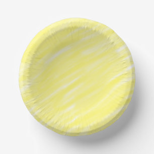 simple minimal solid colour custom yellow pastel a paper plate