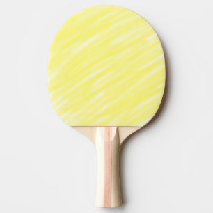 simple minimal solid colour custom yellow pastel a ping pong paddle