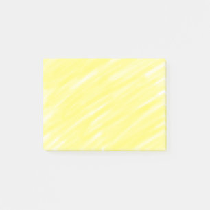 simple minimal solid colour custom yellow pastel a post-it notes