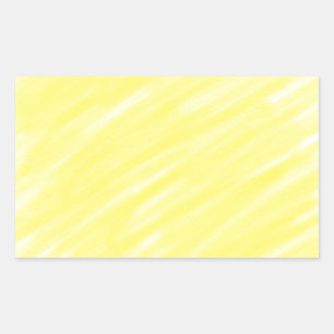 simple minimal solid colour custom yellow pastel a rectangular sticker
