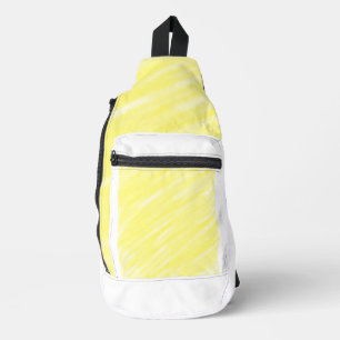 simple minimal solid colour custom yellow pastel a sling bag