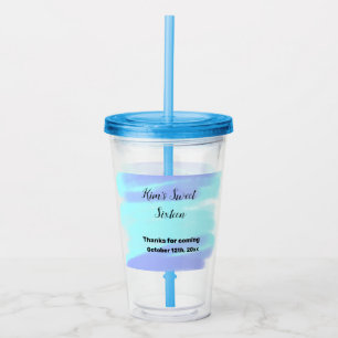 SIMPLE MINIMAL sweet sixteen elegant custom modern Acrylic Tumbler