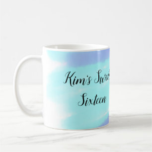 SIMPLE MINIMAL sweet sixteen elegant custom modern Coffee Mug
