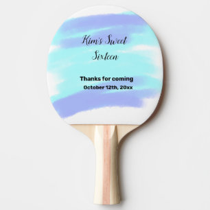 SIMPLE MINIMAL sweet sixteen elegant custom modern Ping Pong Paddle