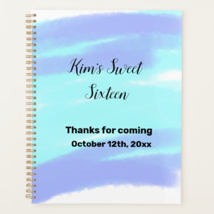 SIMPLE MINIMAL sweet sixteen elegant custom modern Planner