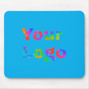 SIMPLE MINIMAL TEXT LOGO HERE CUSTOM LOGO MOUSE MAT