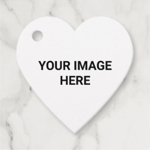 SIMPLE MINIMAL TEXT STYLE HEART GIFT TAGS
