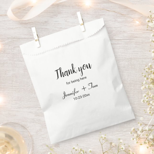 simple minimal wedding thank you  favour bag (Clipped)