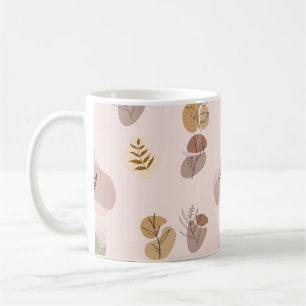 Simple Minimalist Abstract Art Patterned Coffee Mug