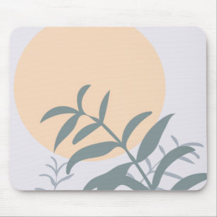 Simple Minimalist Abstract Artwork Mouse Mat