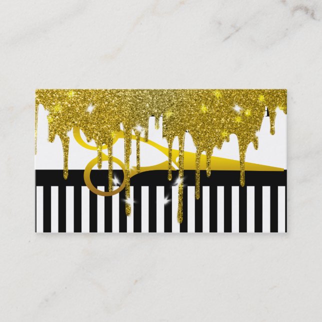 Simple Minimalist Barber Shop Business Card (Front)